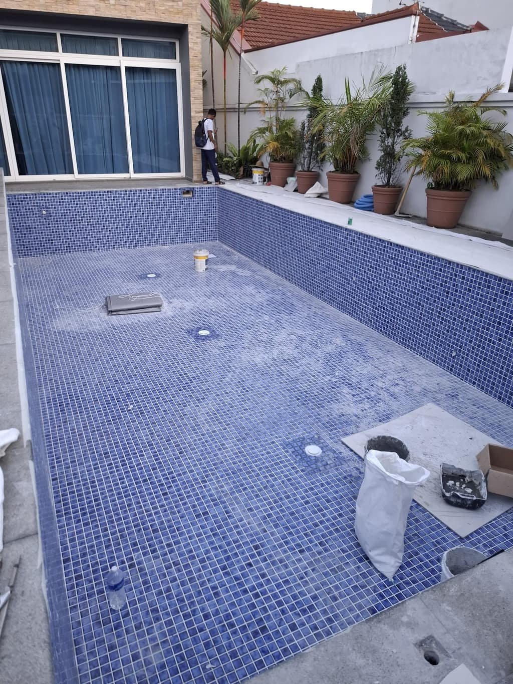 Swimming pool recovery treatment
