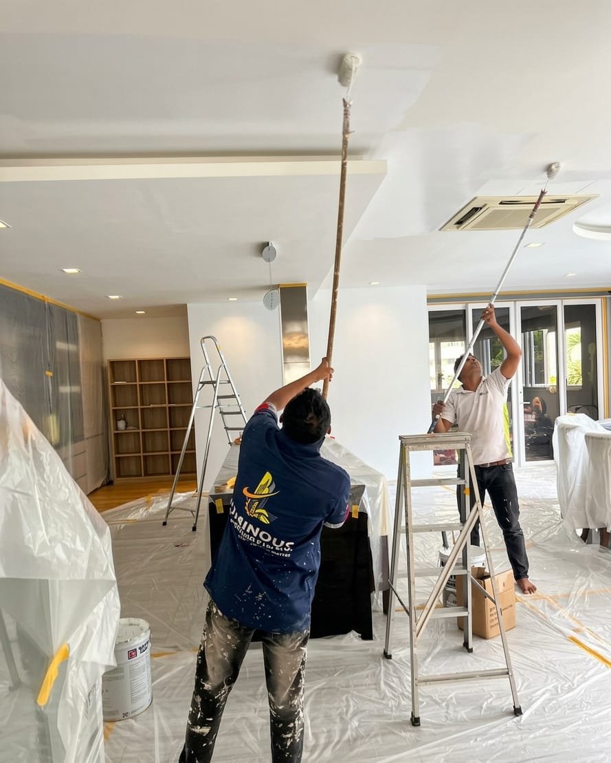 Professional painting project by Luminous Engineering