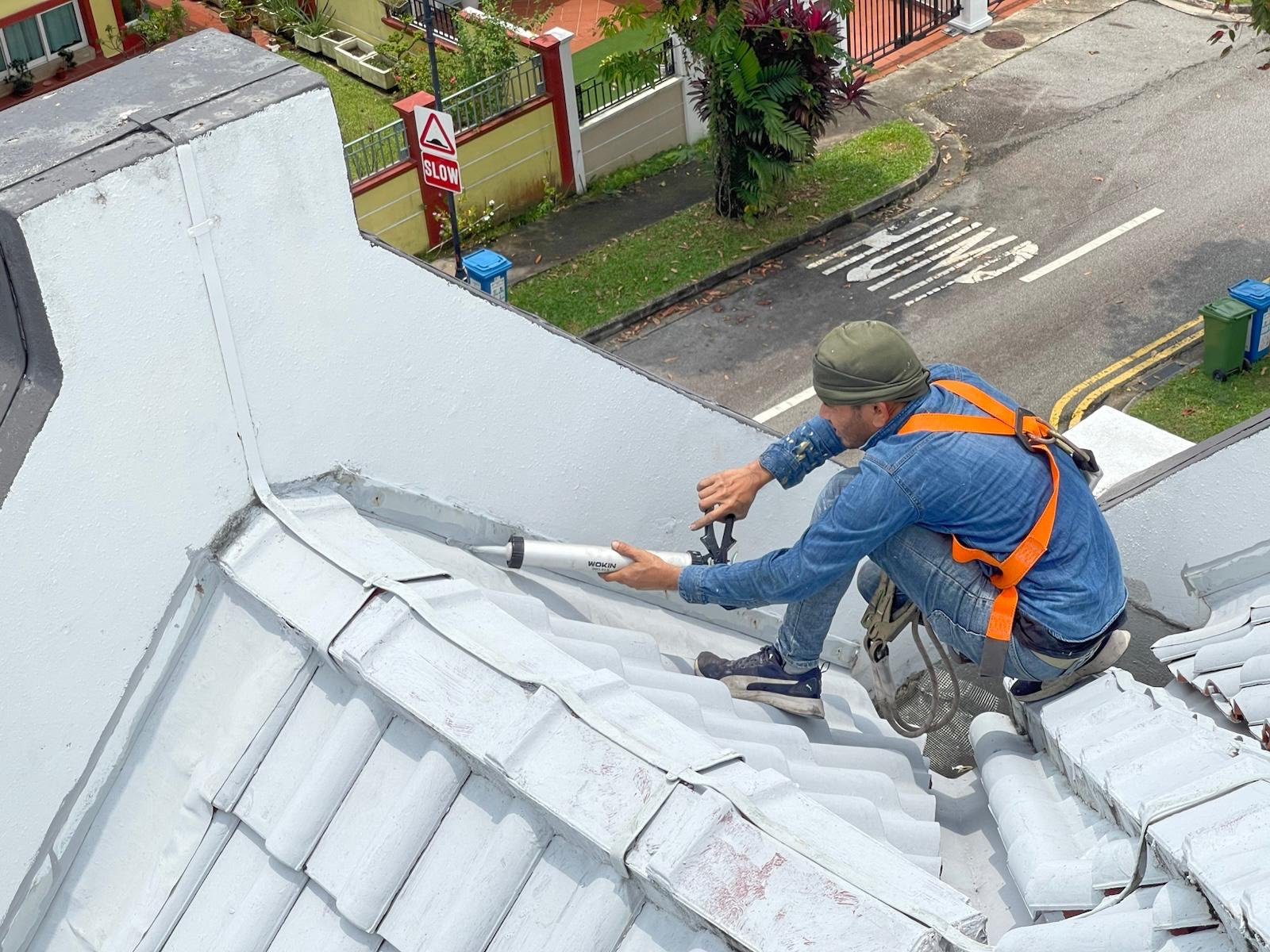 Waterproofing membrane application